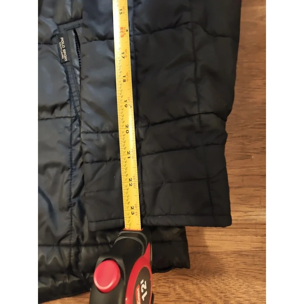 VTG 90s POLO Sport Ralph Lauren Quilted Puffer Jacket Mens Medium Oversized